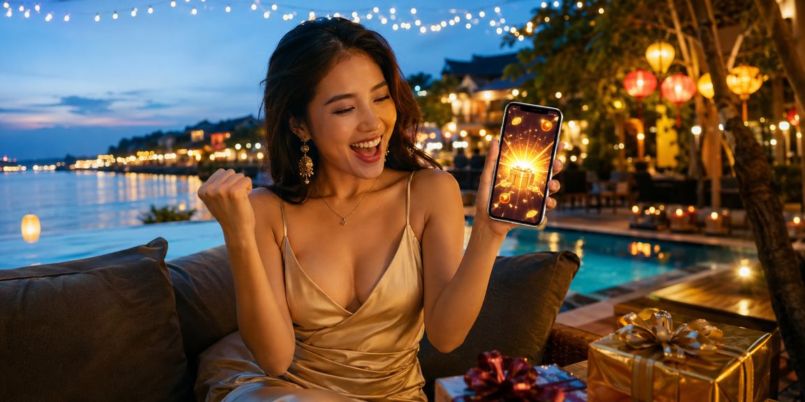 Người chơi tải ứng dụng xskt trên điện thoại tại Hội An
